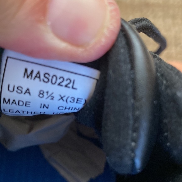 Propet Mens 8.5 Stability Walker Sneaker, Black comfort work walking shoes - Picture 4 of 7